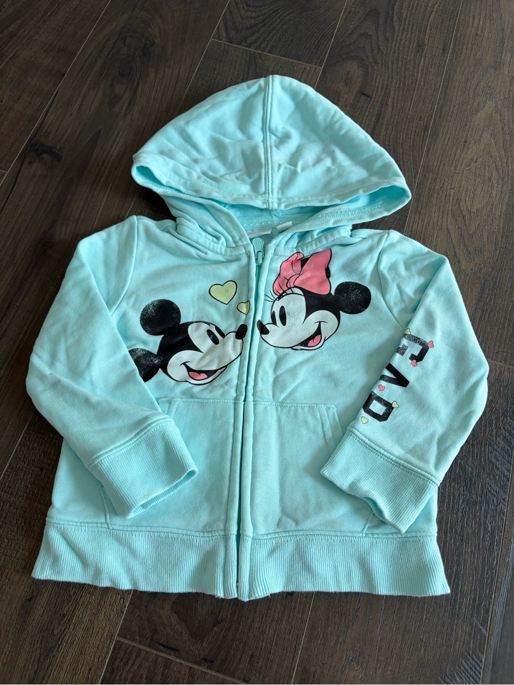 GAP Disney Zip Sweatshirt with Mickey & Minnie